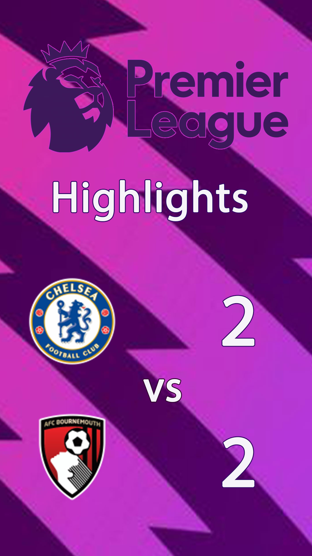 Chelsea 2 - 2 AFC Bournemouth : Highlight Premier League 24/25